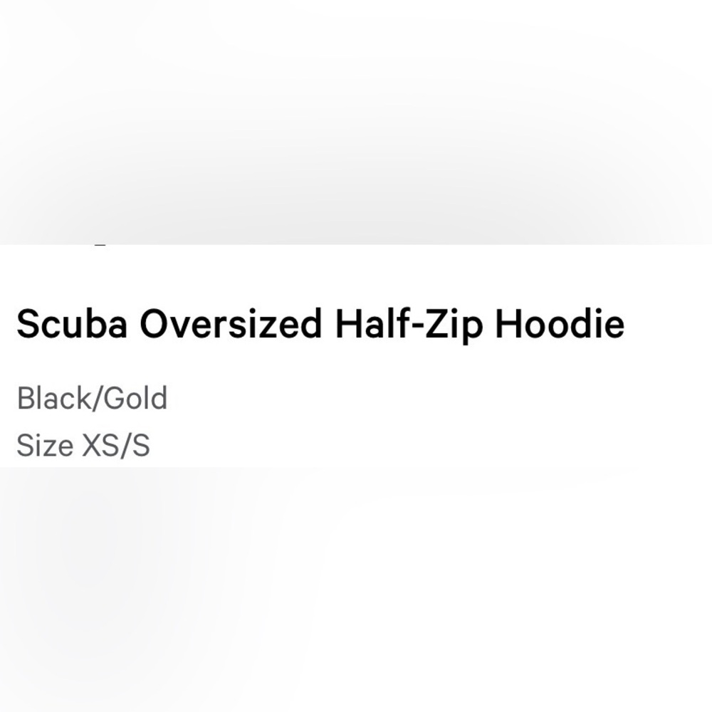Lululemon Black Scuba Hoodie with Half-Zip - Picture 6 of 8